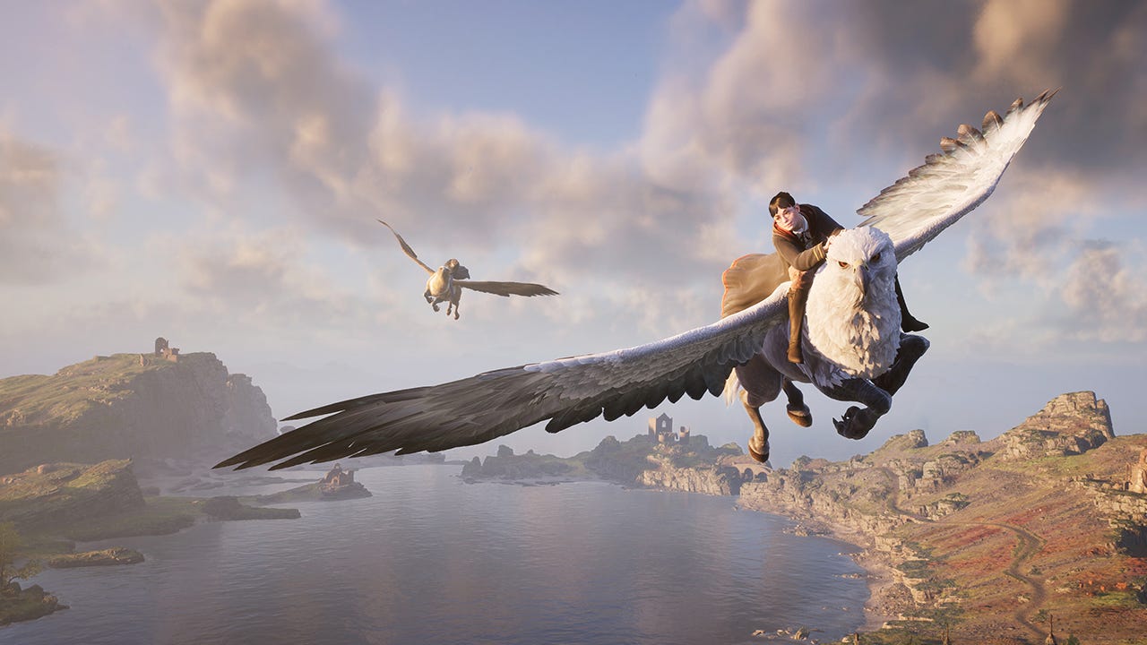 Screenshot of IGN's games review: IGN called Hogwarts Legacy the RPG they always wanted, then reviewed the wish instead of the game.