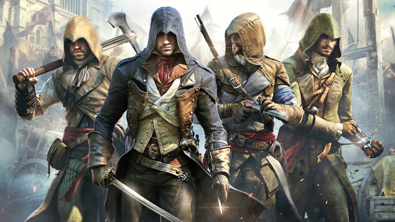 Screenshot of IGN's games review: IGN gave Assassin's Creed Unity a 7.8 while players' faces fell off