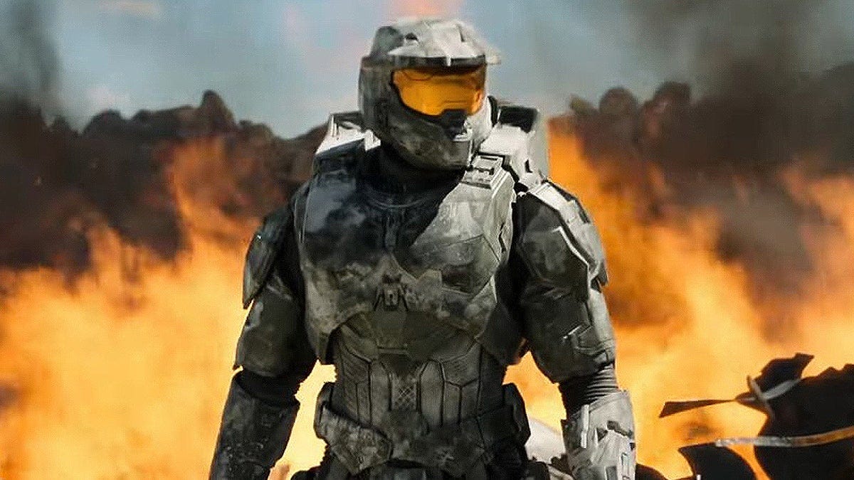 IGN gave the Halo TV show a 7/10. Master Chief takes off his helmet in episode 1.
