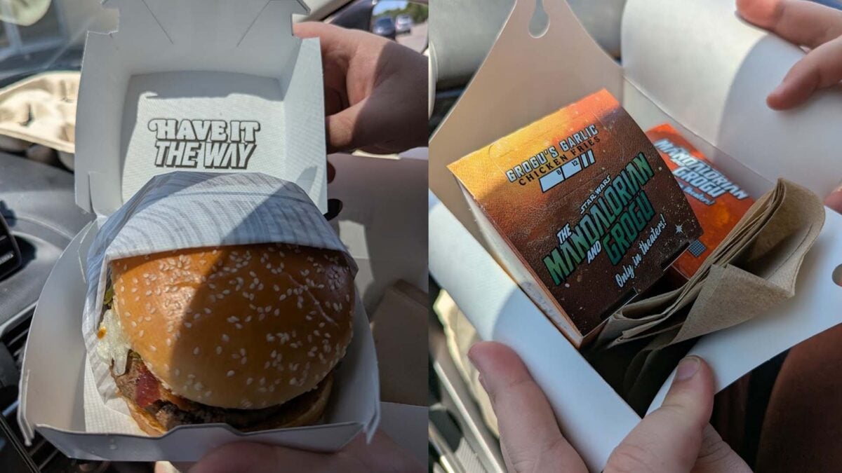 Screenshot of Kotaku's food review: Kotaku reviewed Burger King's Star Wars meal like the drive-thru was Cannes.